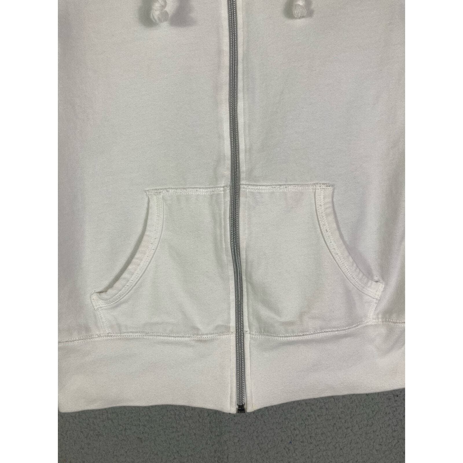 Disney Mickey Mouse Christmas Zip Hoodie Kids XSmall White Holiday Gift Cozy - Thumbnail 7