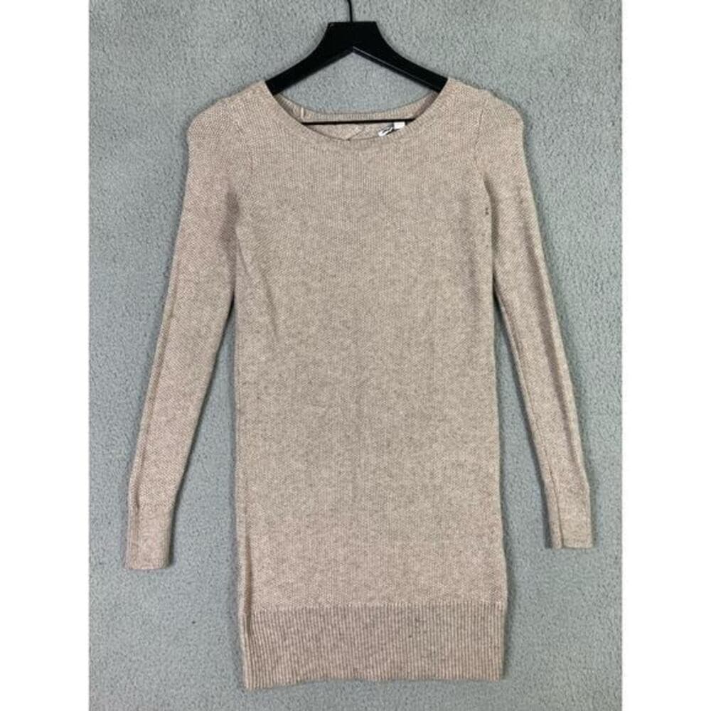 American Eagle Outfitters Women's Beige Pullover Midi Sweater XS Long Sleeve - Thumbnail 5
