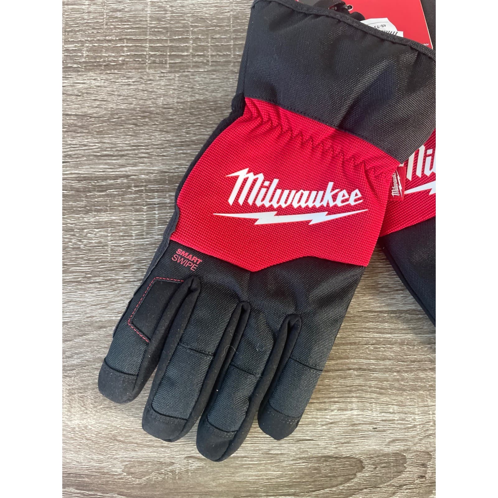 Milwaukee Winter Performance Gloves 48-73-0032 Black Red Insulated Mens Large - Thumbnail 7