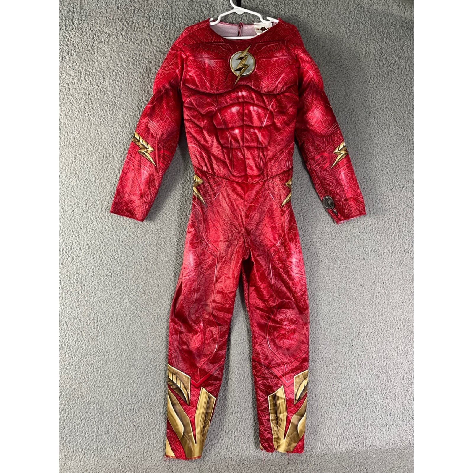 The Flash Costume Kids Size M DC Comics Rubies Superhero Halloween Cosplay - Thumbnail 2