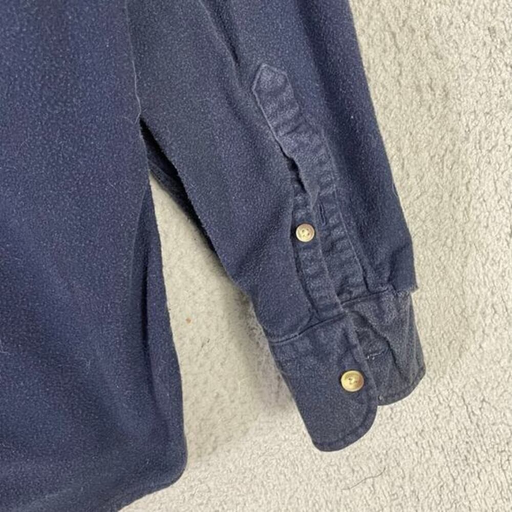 Vintage Britches Great Outdoors Men's Navy Blue Cotton Button-Up Shirt L Casual - Thumbnail 14