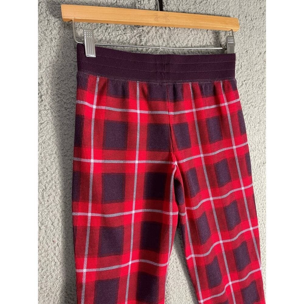 Gilligan & O'Malley Red Plaid Pajama Jogger Pants NWT XS Cozy Holiday Lounge NEW - Thumbnail 6