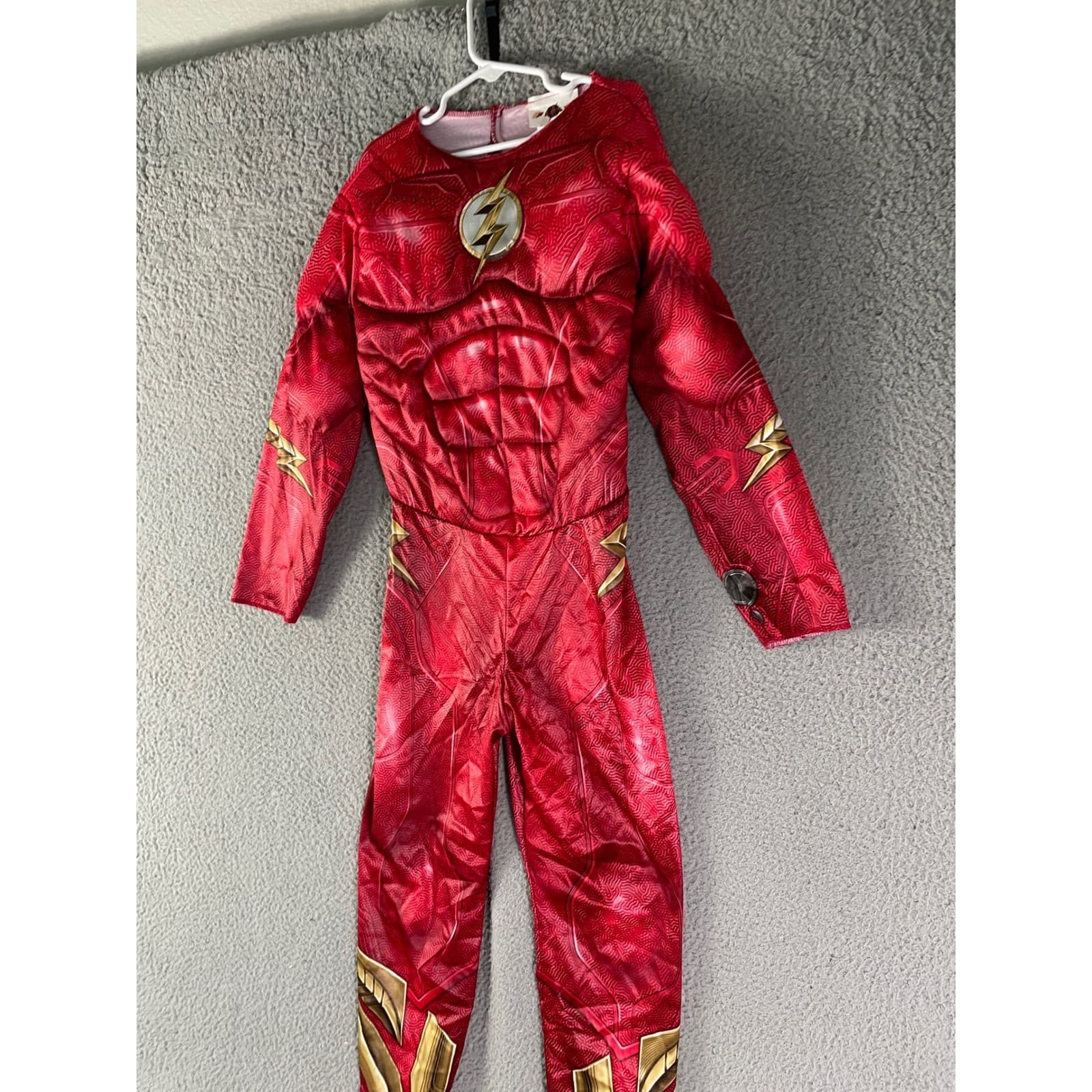 The Flash Costume Kids Size M DC Comics Rubies Superhero Halloween Cosplay - Thumbnail 4