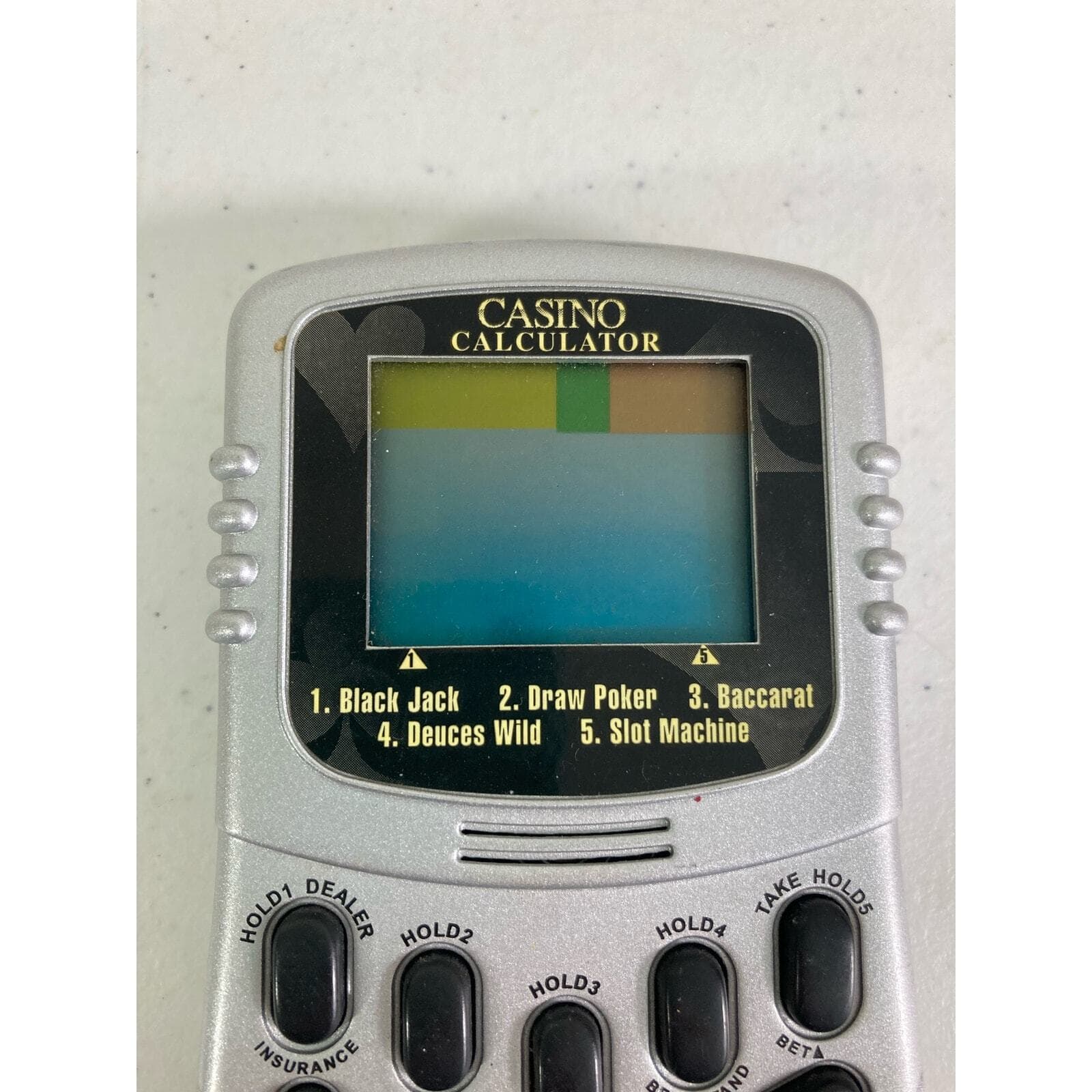 Excalibur Blackjack Handheld Game Electronic Portable Travel Sized Play Anywhere - Thumbnail 2