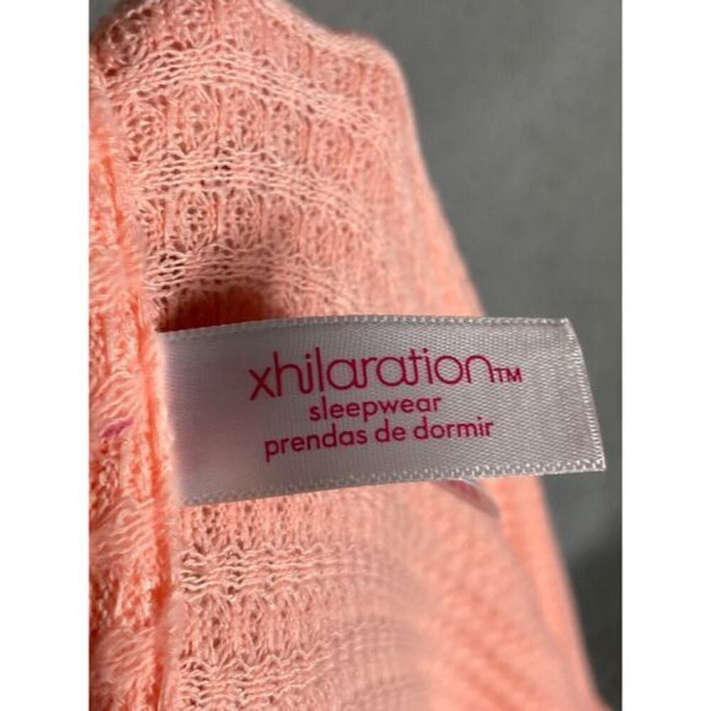 Xhilaration Women's Pajama Cami Top Small Orange Scoop Neck Sleepwear - Thumbnail 3