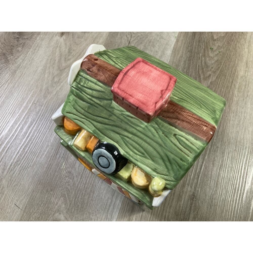 Vintage General Store Ceramic Cookie Jar Stamped CKPO - Thumbnail 10