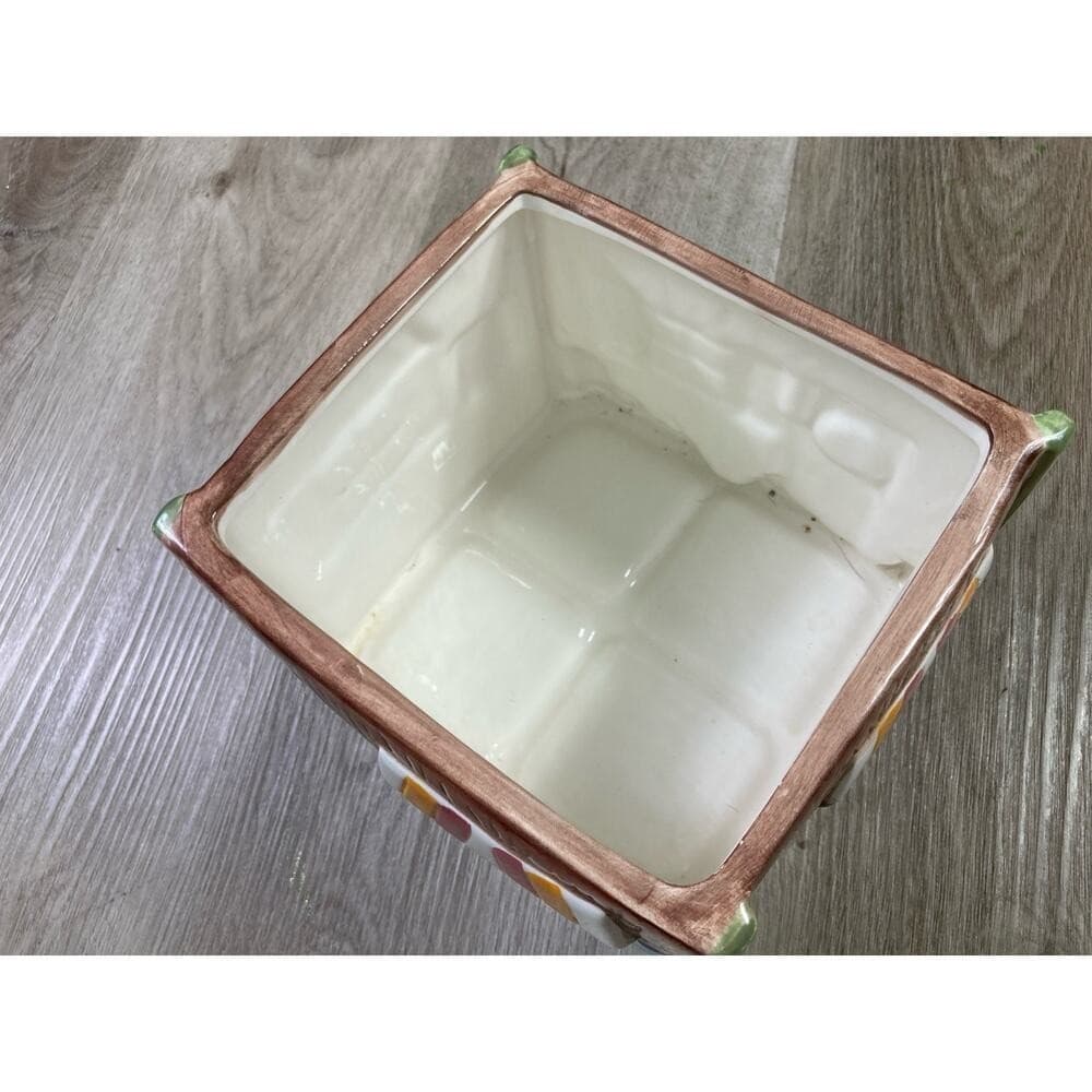 Vintage General Store Ceramic Cookie Jar Stamped CKPO - Thumbnail 13