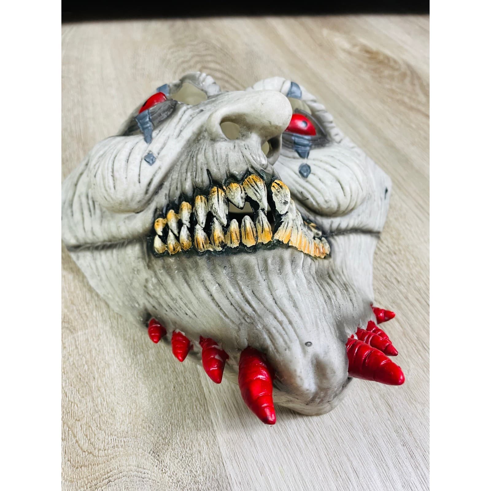 Creepy Clown Halloween Mask Scary Costume Prop Horror Cosplay Men's - Thumbnail 5