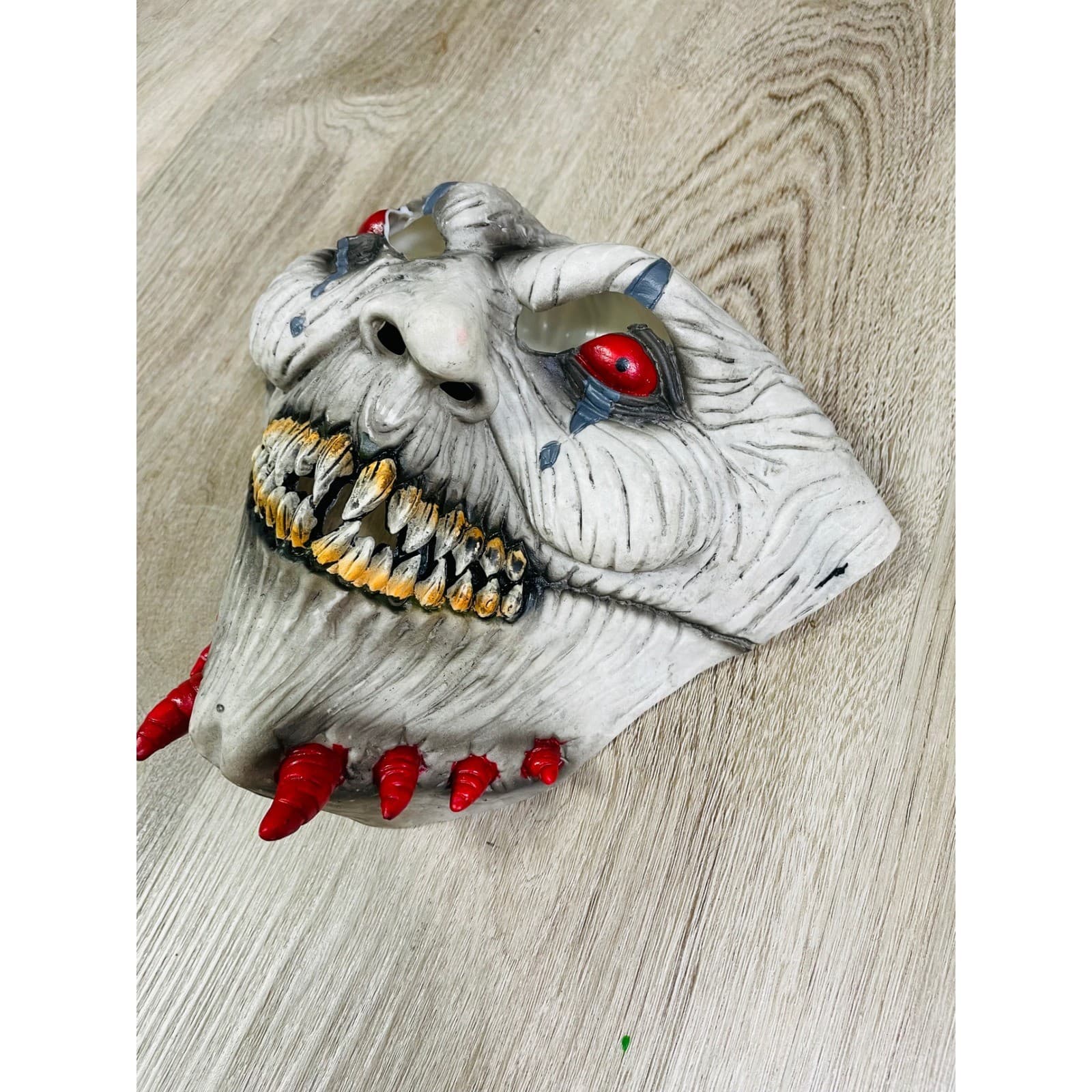 Creepy Clown Halloween Mask Scary Costume Prop Horror Cosplay Men's - Thumbnail 4