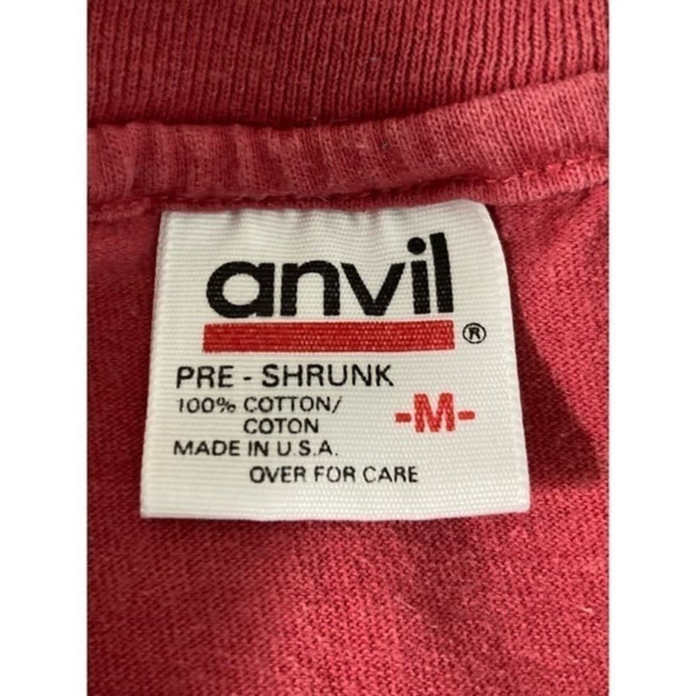 Vintage Denver CO Red Shirt Mens M Distressed Anvil Tag Retro City Tee Top - Thumbnail 3