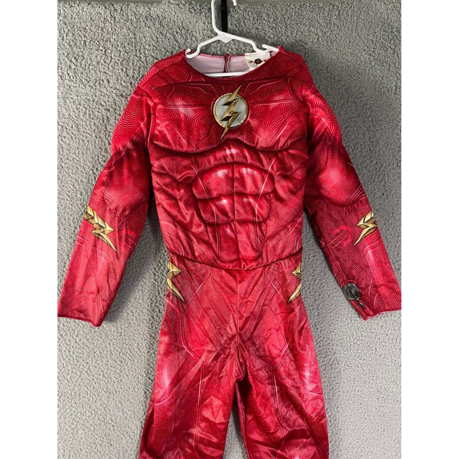 The Flash Costume Kids Size M DC Comics Rubies Superhero Halloween Cosplay - Thumbnail 3