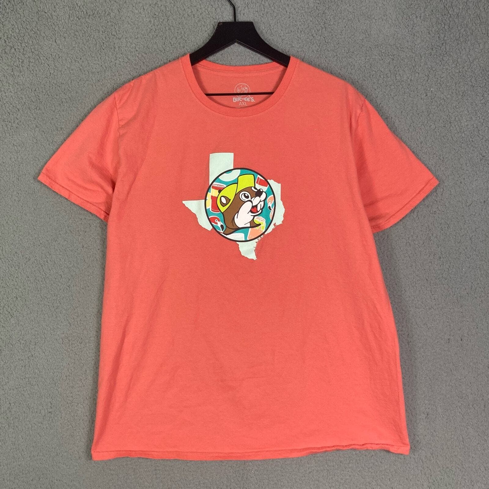 Buc-ees Texas Float Trip Graphic Tee T-Shirt Unisex Small Coral Souvenir Gift - Thumbnail 3