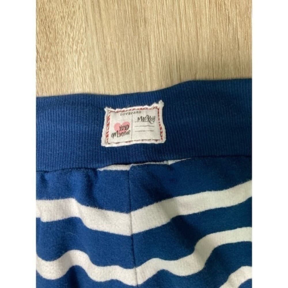 Disney Parks Striped Pajama Pants Womens S Blue Minnie Mouse Lounge Sleepwear - Thumbnail 11