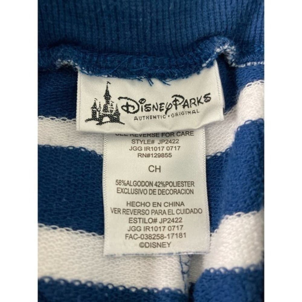 Disney Parks Striped Pajama Pants Womens S Blue Minnie Mouse Lounge Sleepwear - Thumbnail 4