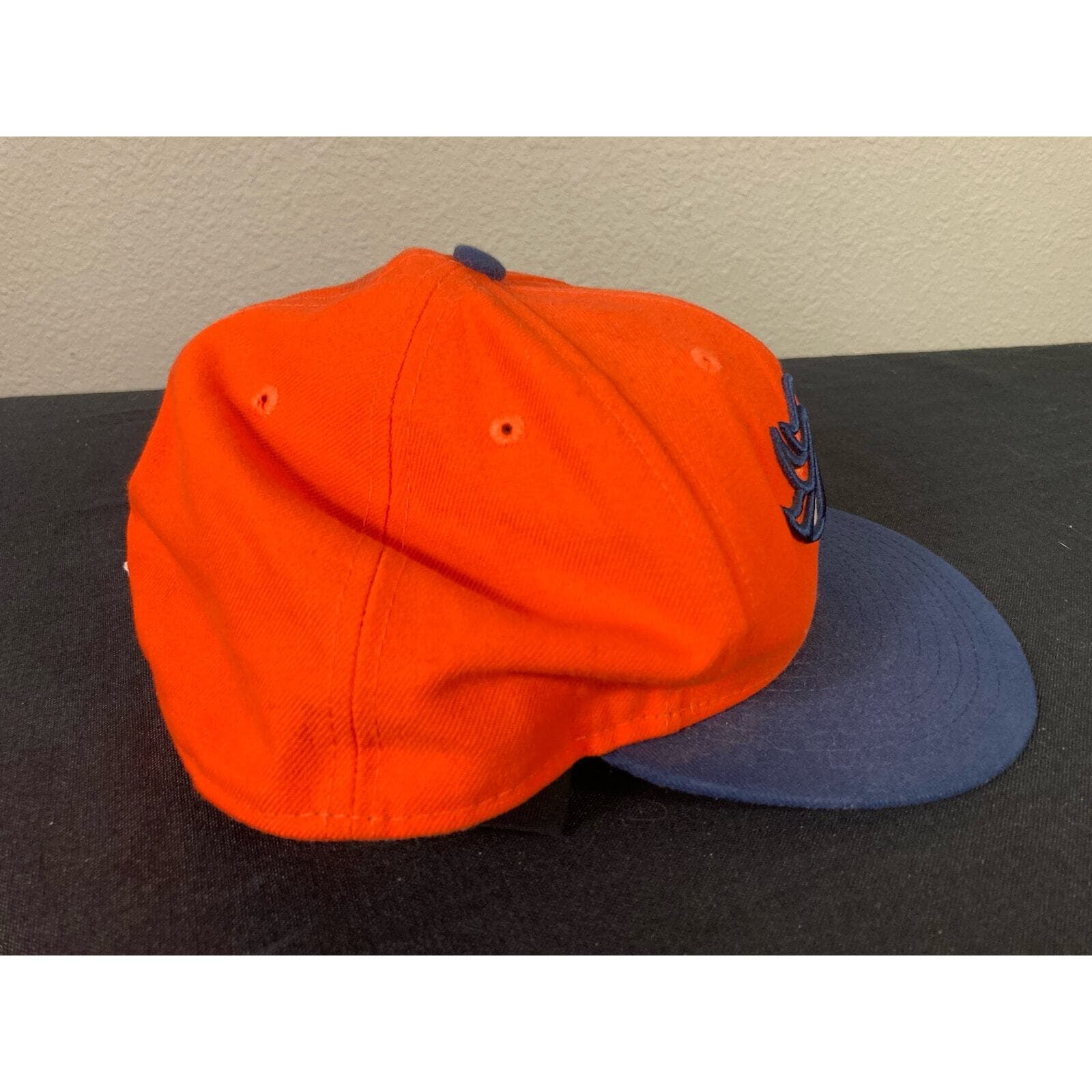 Denver Broncos New Era 59Fifty Fitted Hat Cap NFL Orange Navy Adult Unisex - Thumbnail 10