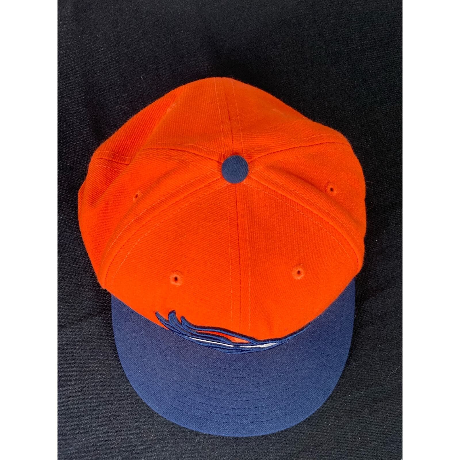 Denver Broncos New Era 59Fifty Fitted Hat Cap NFL Orange Navy Adult Unisex - Thumbnail 7