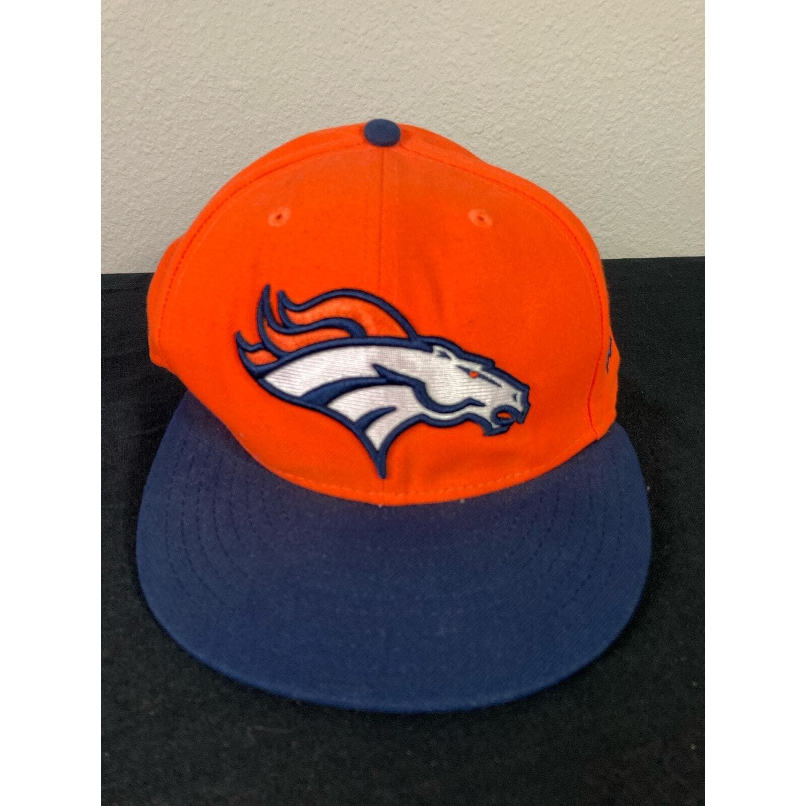 Denver Broncos New Era 59Fifty Fitted Hat Cap NFL Orange Navy Adult Unisex - Thumbnail 6