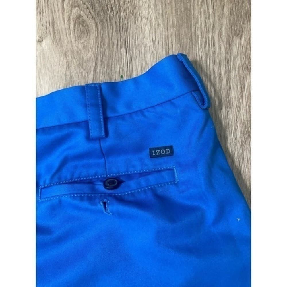 Izod Golf Shorts Blue Men's 30 Flat-Front Casual Sportswear Bottoms Golfing - Thumbnail 10