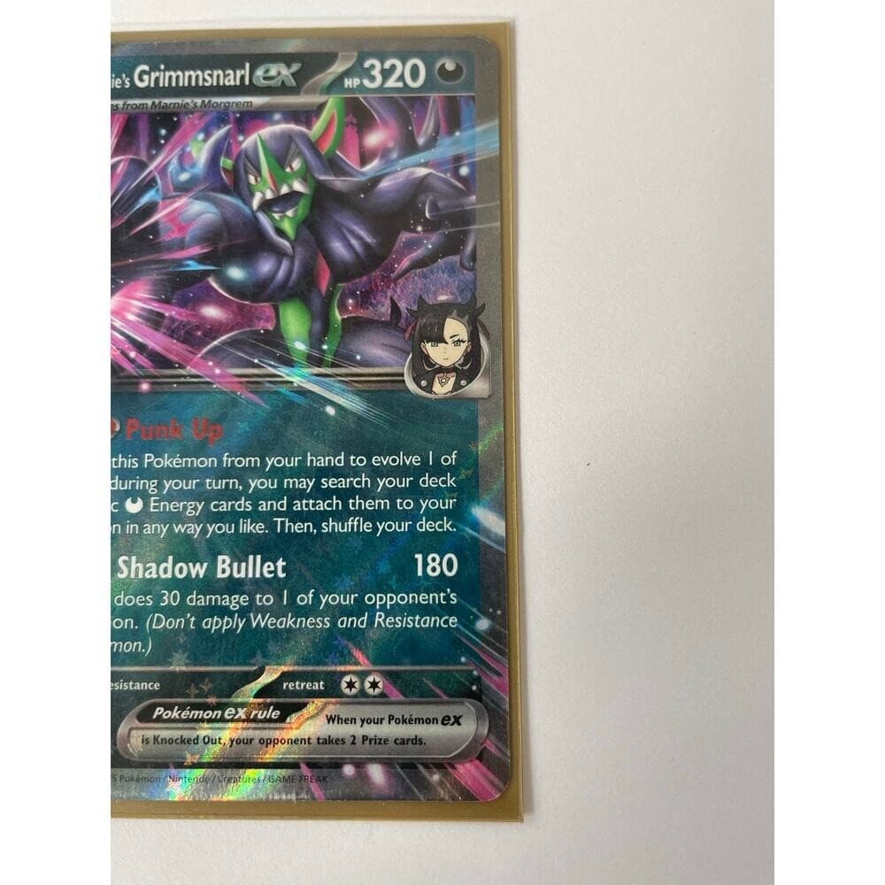 2025 Pokémon Marnie's Grimmsnarl ex Holo Lot x2 136/182 Shadow Scarlet Violet - Thumbnail 9