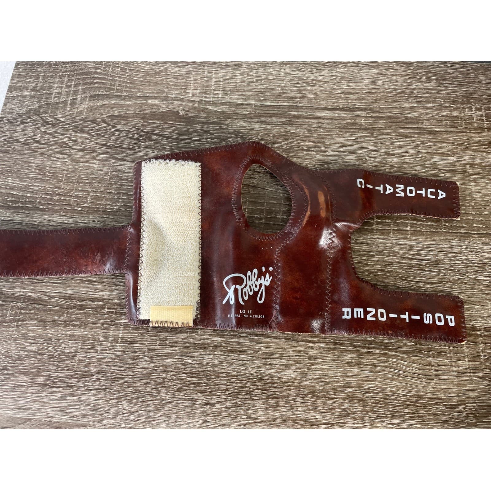 Robby's Automatic Positioner Bowling Wrist Support Left Hand Large Brown - Thumbnail 6