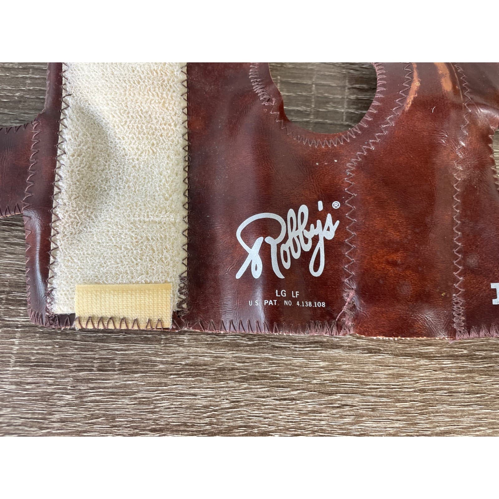 Robby's Automatic Positioner Bowling Wrist Support Left Hand Large Brown - Thumbnail 7