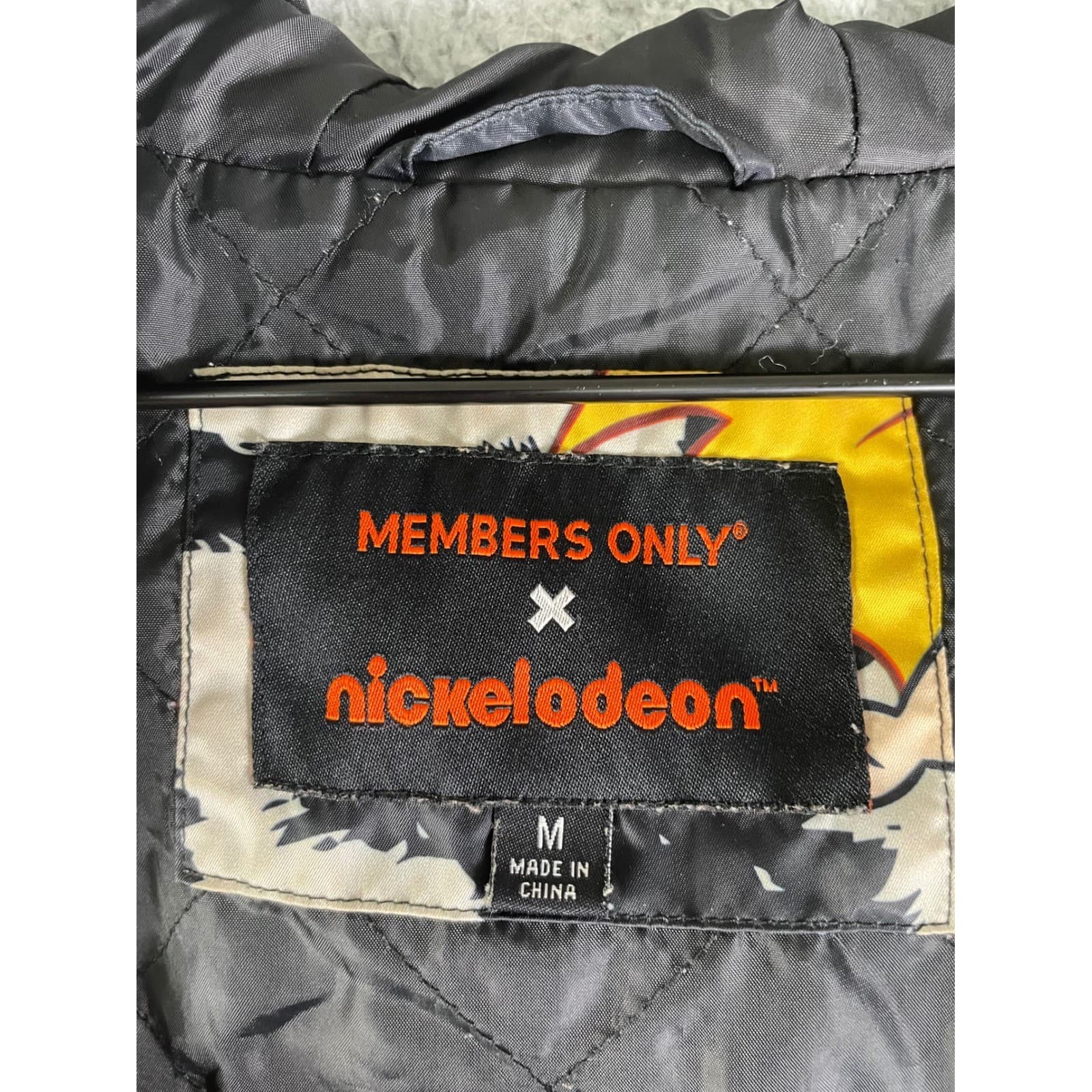 Members Only Nickelodeon Rugrats Windbreaker Jacket Mens Medium Pullover - Thumbnail 3