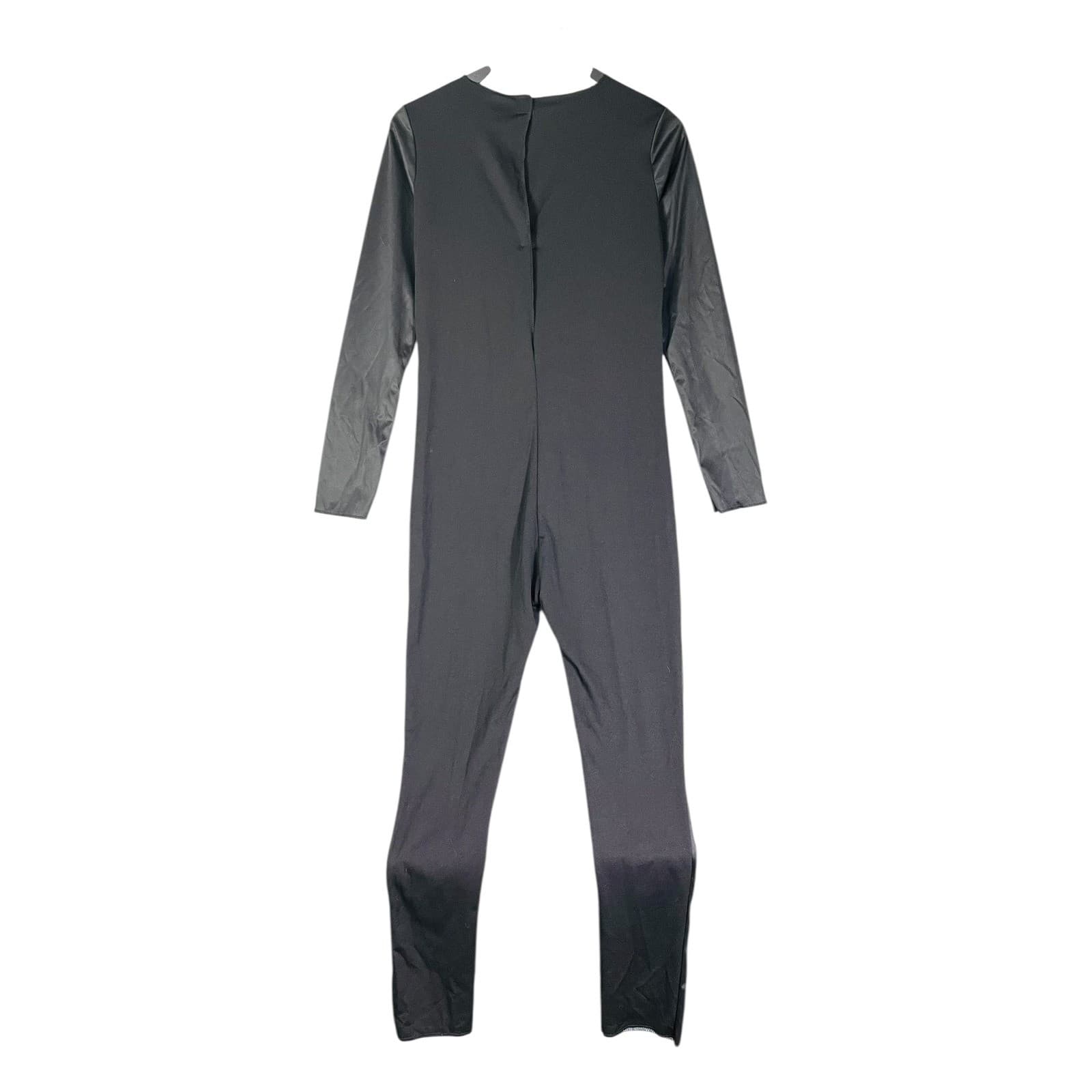 Kids Halloween Costume Girl Extra Large Skeleton Jumpsuit Black Green XL - Thumbnail 7