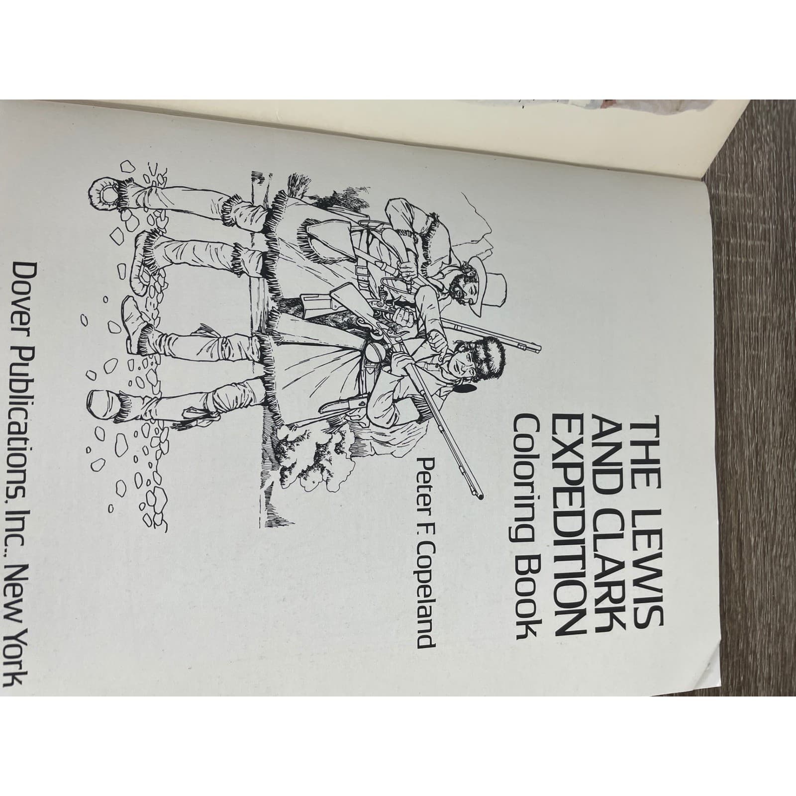 Lewis Clark Expedition Vintage Coloring Book 1984 Dover History Educational - Thumbnail 9