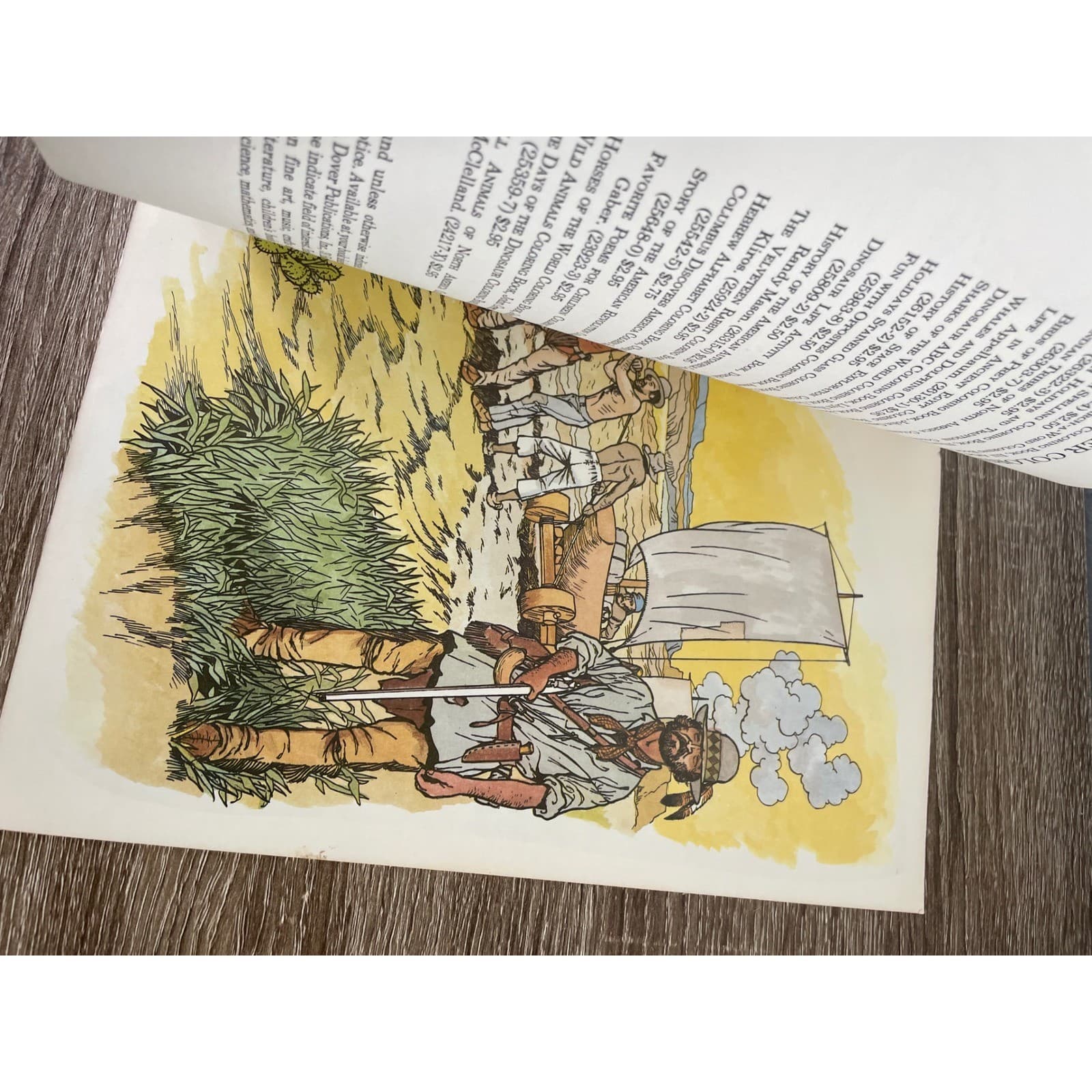 Lewis Clark Expedition Vintage Coloring Book 1984 Dover History Educational - Thumbnail 10