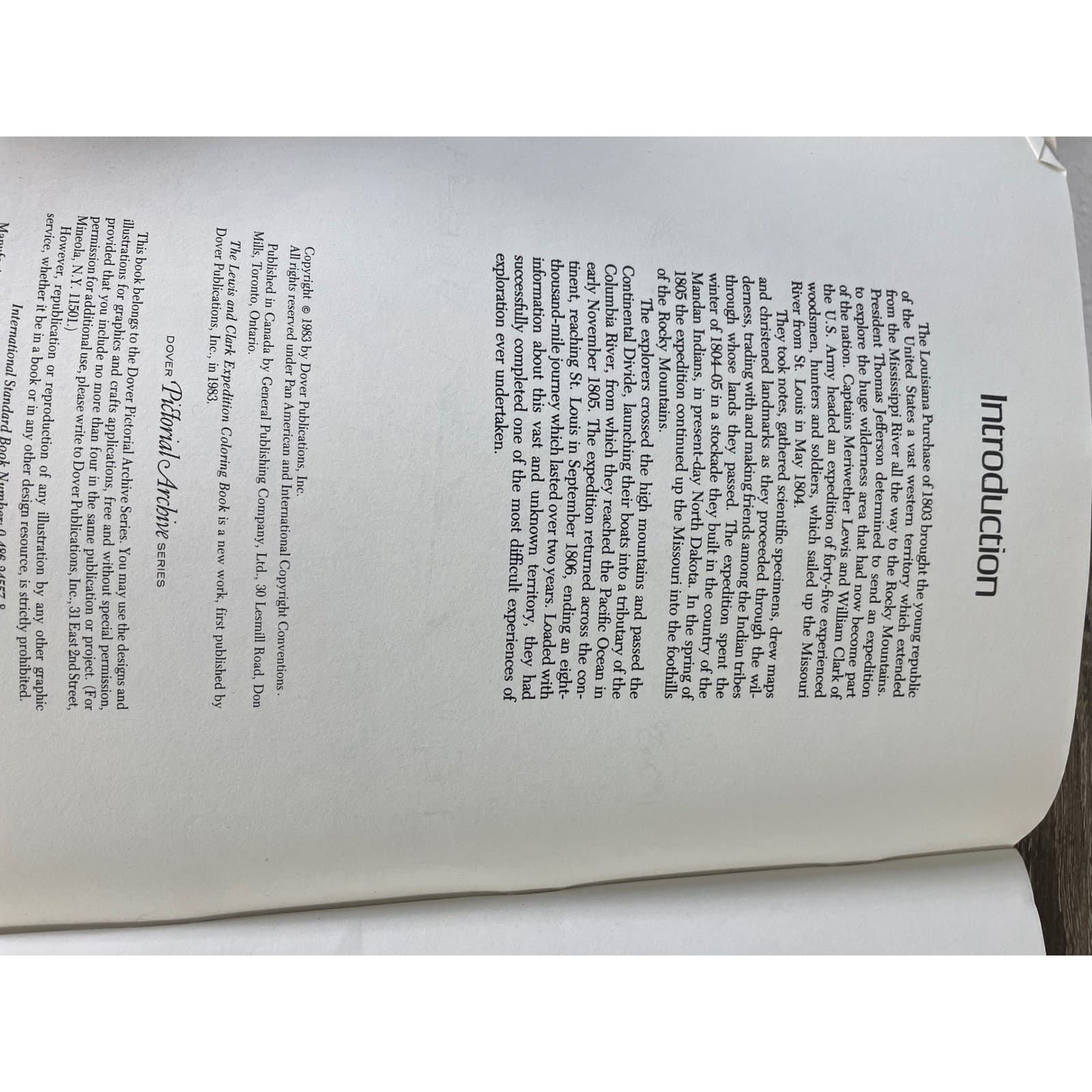 Lewis Clark Expedition Vintage Coloring Book 1984 Dover History Educational - Thumbnail 8
