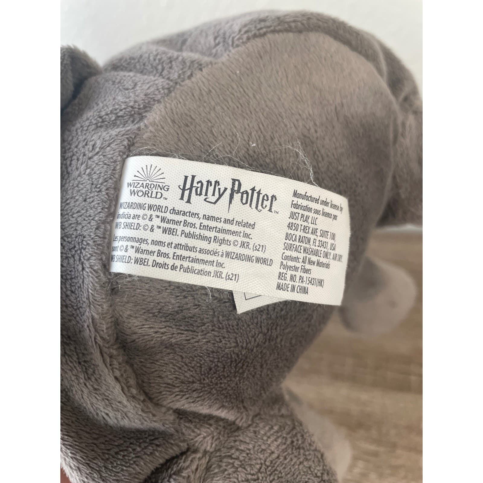 Harry Potter Fang Plush 13" Just Play Hagrid Dog Mastiff Stuffed Animal - Thumbnail 3