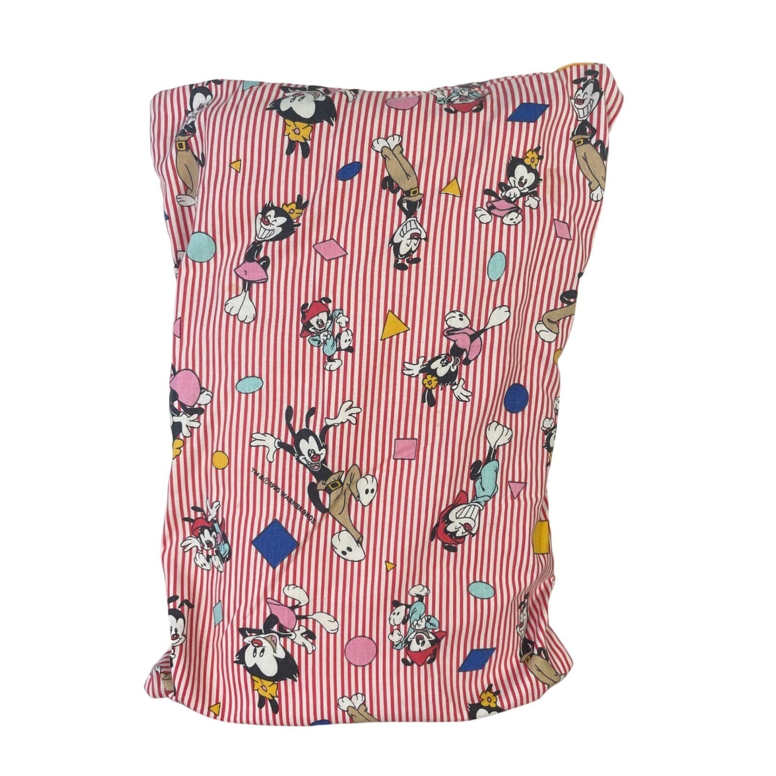 1995 Animaniacs Travel Pillow Yakko Wakko Dot Warner Bros Kids Cartoon Vintage