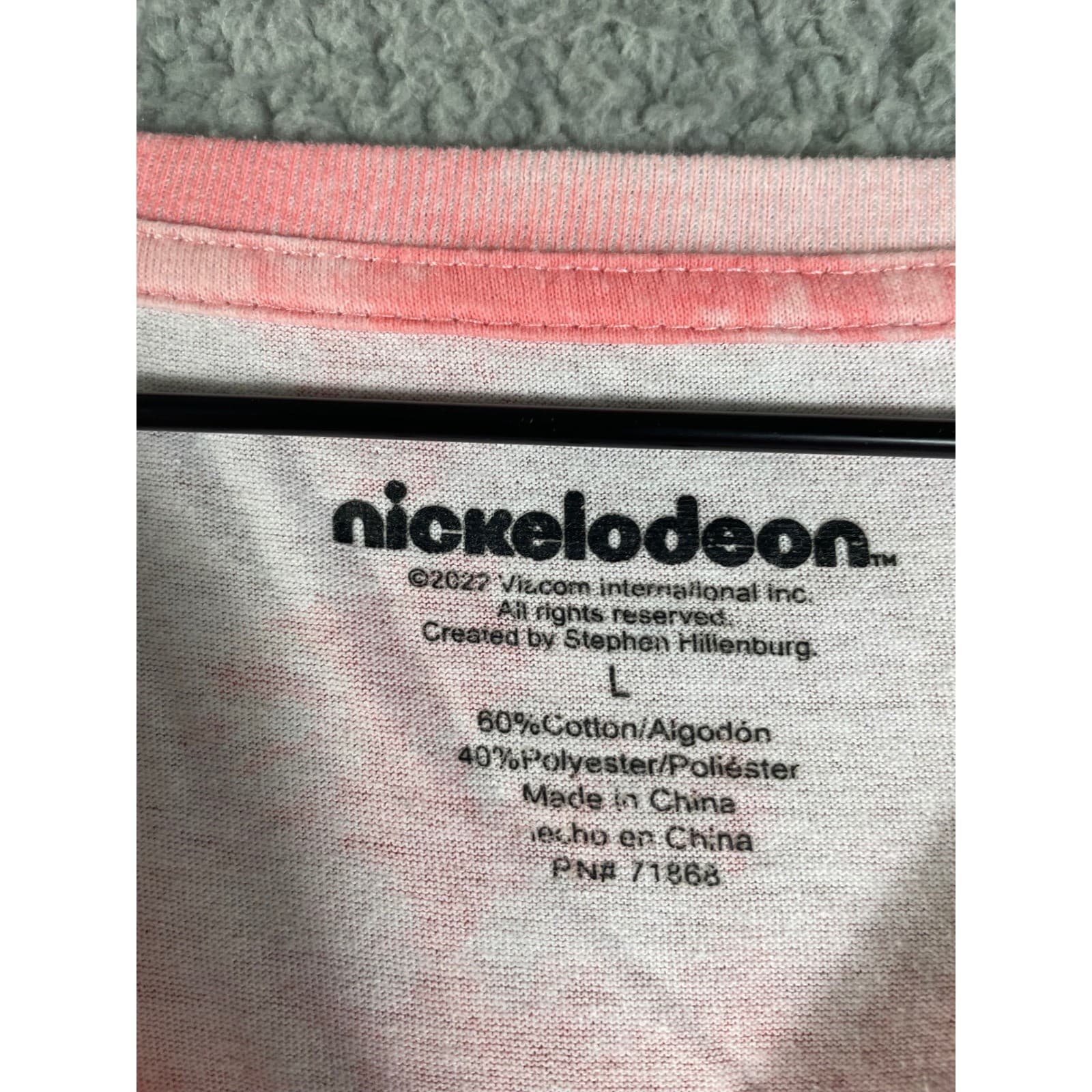 Nickelodeon SpongeBob Tie Dye T Shirt Juniors Large Patriotic Sunglasses - Thumbnail 3