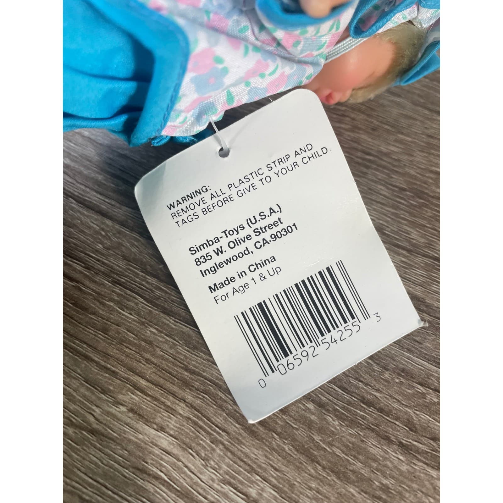 Vintage Simba My Love Mini Baby Doll 6.5in NWT Blue Outfit 90s Soft Body - Thumbnail 8