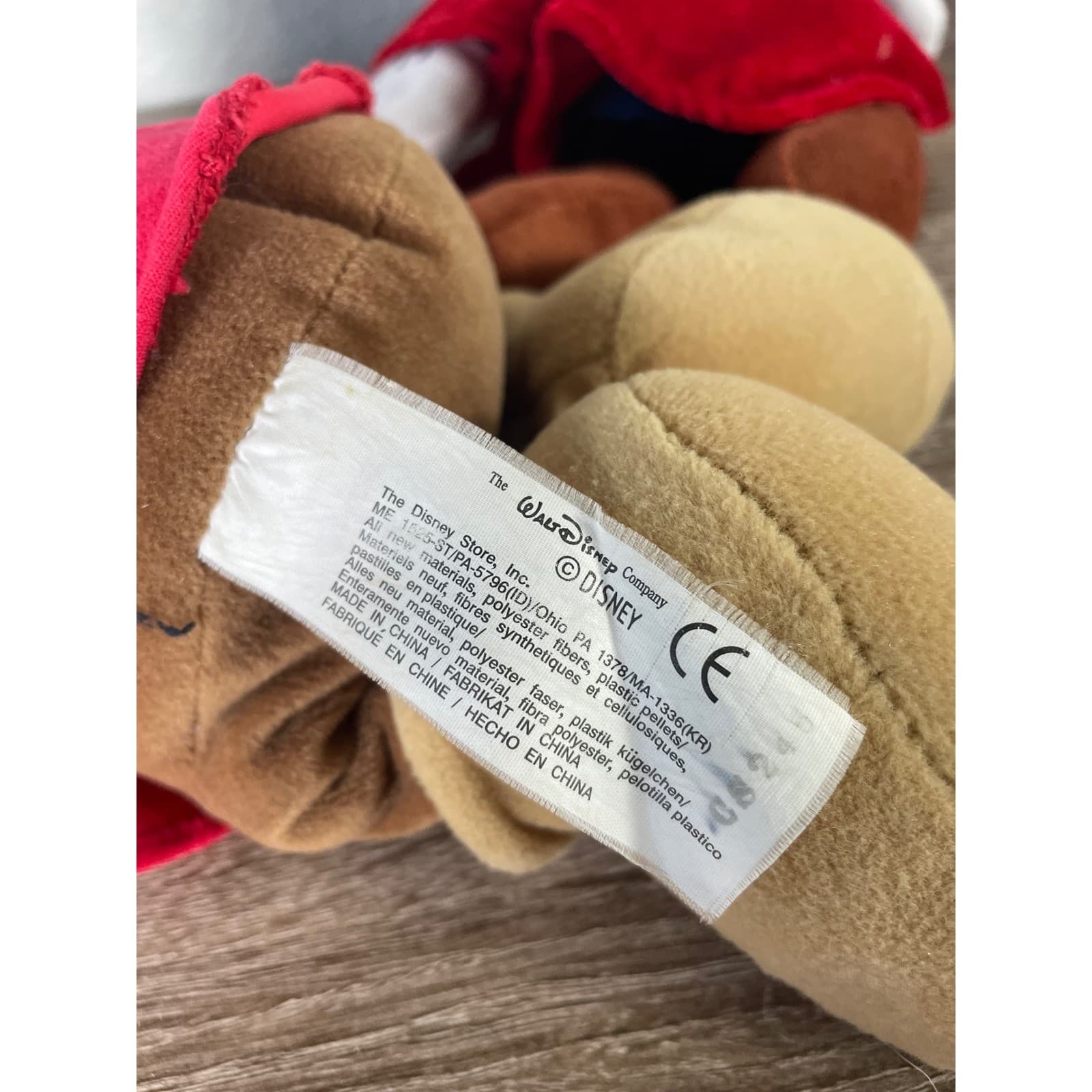 Disney Parks Sorcerer Mickey Mouse Grumpy Dwarf Plush Toy Fantasia Lot 2 - Thumbnail 3