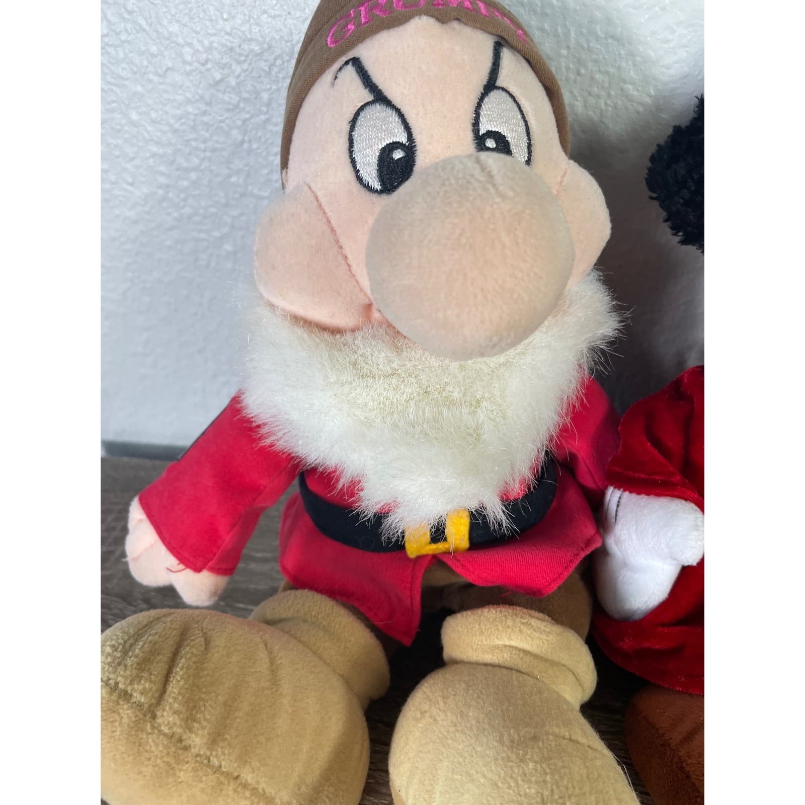 Disney Parks Sorcerer Mickey Mouse Grumpy Dwarf Plush Toy Fantasia Lot 2 - Thumbnail 8