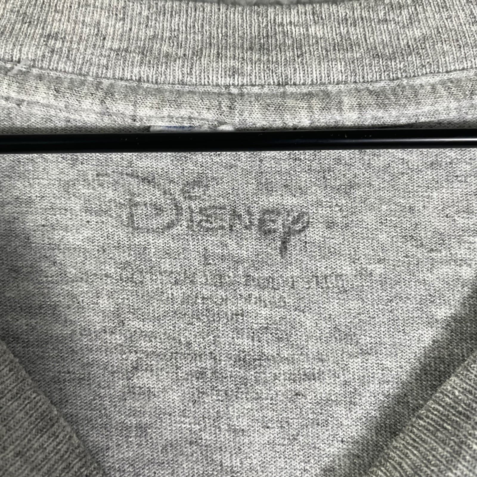 Disney Mickey Mouse American Authentic Graphic T Shirt Womens Large Heather Grey - Thumbnail 3