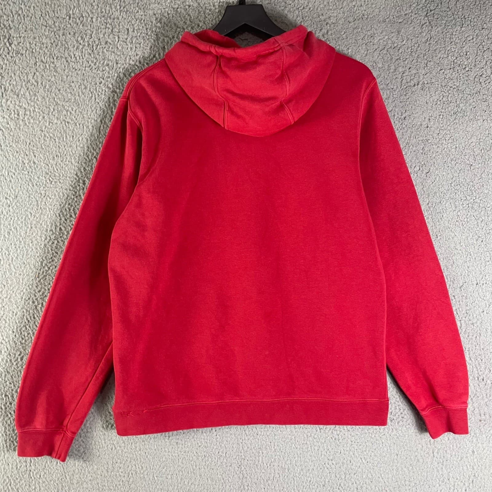 Nike Tampa Red Pullover Hoodie Sweatshirt Men's Medium Kangaroo Pocket - Thumbnail 6