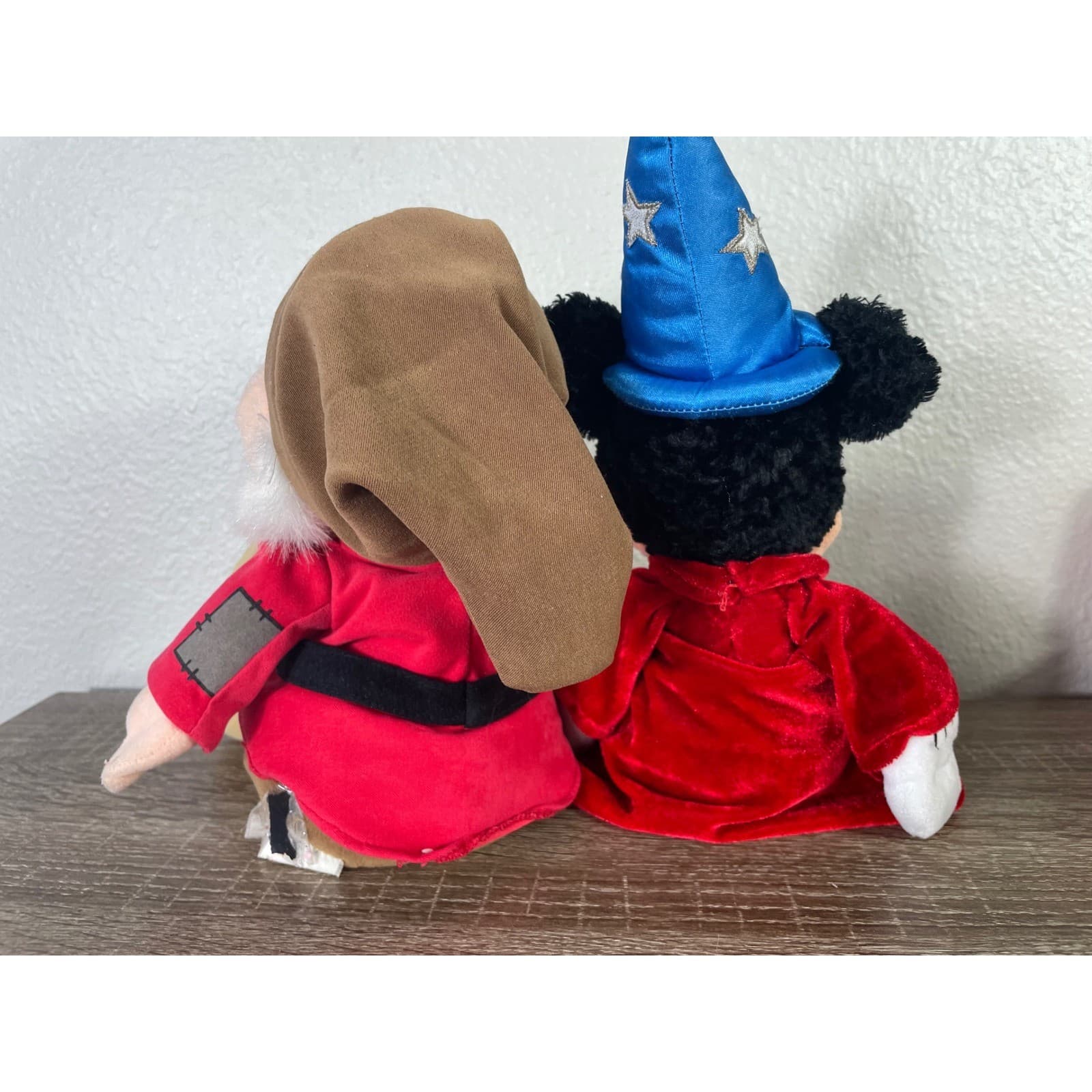 Disney Parks Sorcerer Mickey Mouse Grumpy Dwarf Plush Toy Fantasia Lot 2 - Thumbnail 10