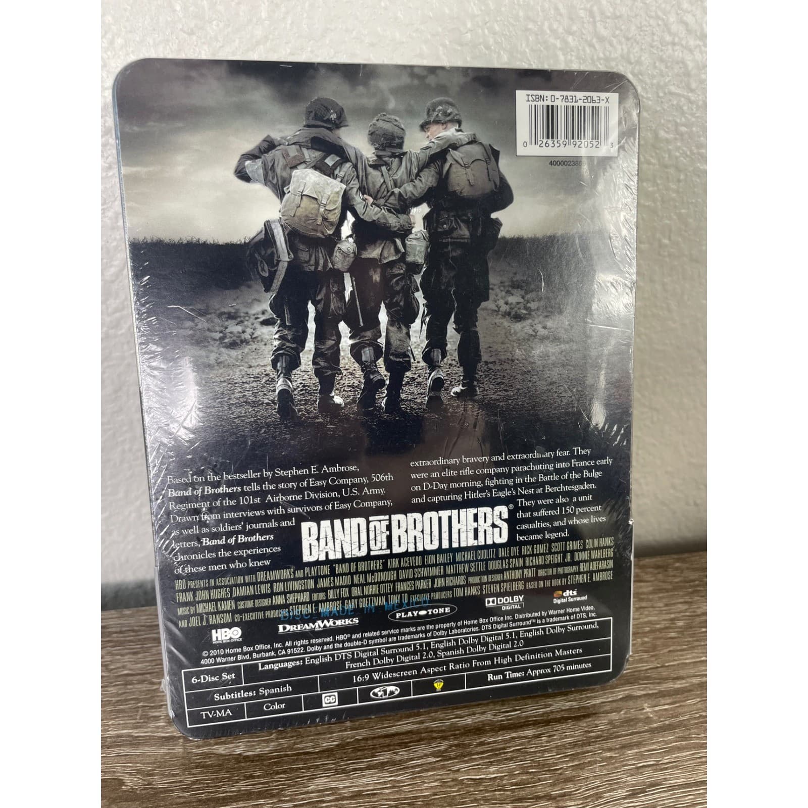 Band of Brothers Complete Series DVD Box Set Metal Tin HBO WWII New - Thumbnail 4