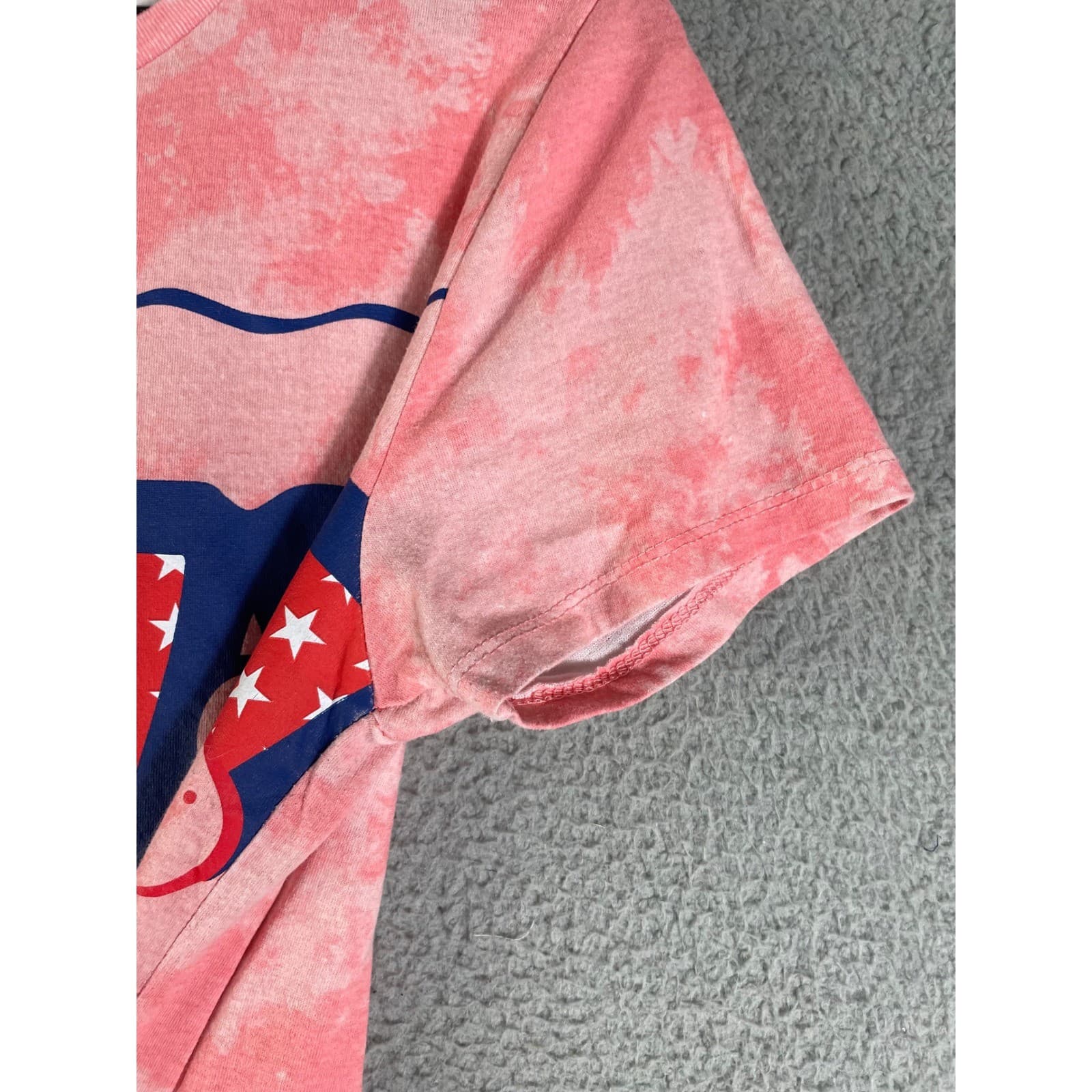 Nickelodeon SpongeBob Tie Dye T Shirt Juniors Large Patriotic Sunglasses - Thumbnail 7