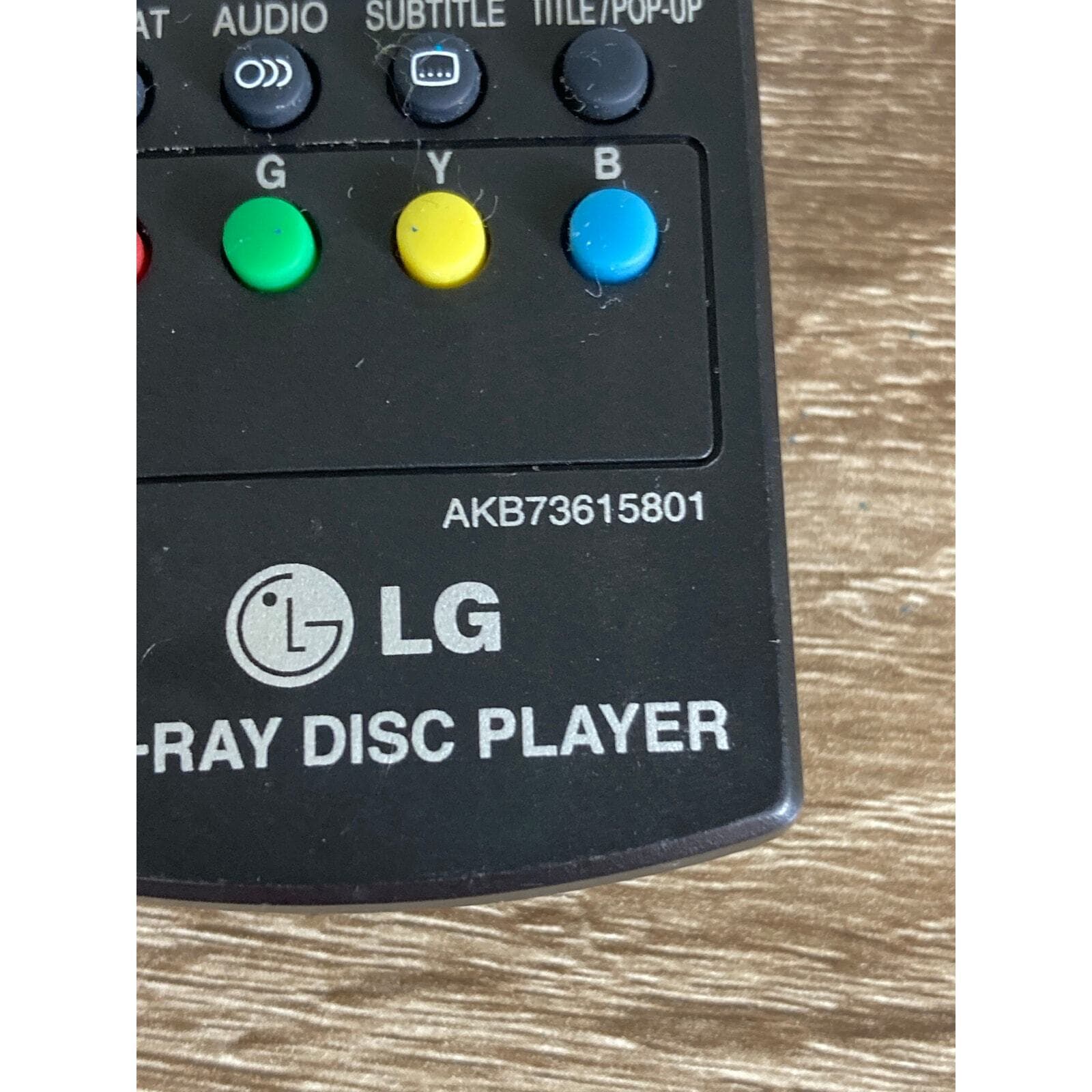 LG Remote Control for Blu-Ray Disc Player AKB73615801 - Thumbnail 6