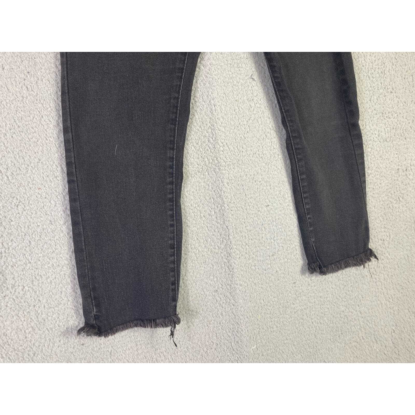 Women’s Black Slim Taper Stretch Denim Jeans Size 27 - Thumbnail 5