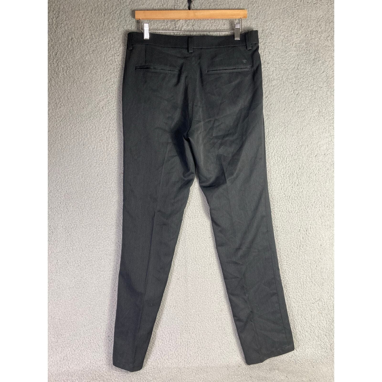 Haggar H26 Men's Dress Pants Gray 32x32 Flat Front Business Casual - Thumbnail 7