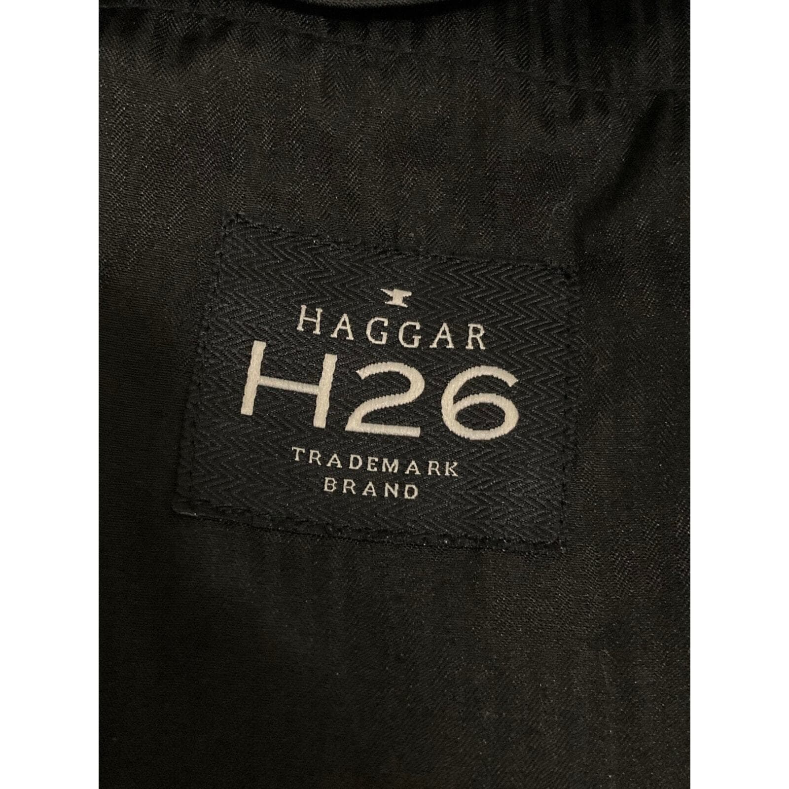 Haggar H26 Men's Dress Pants Gray 32x32 Flat Front Business Casual - Thumbnail 2