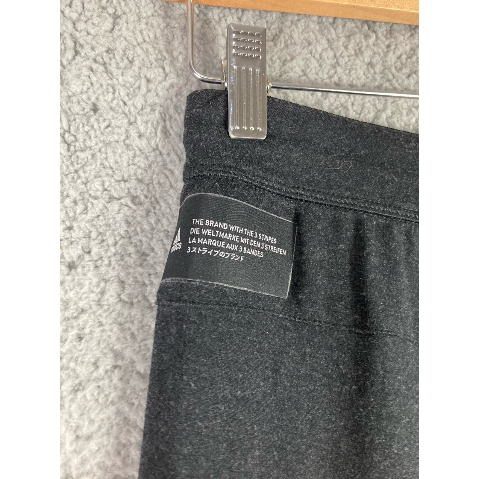 Adidas Women's S Gray Sweats Athletic Comfort Classic Sportswear Casual Lounge - Thumbnail 7