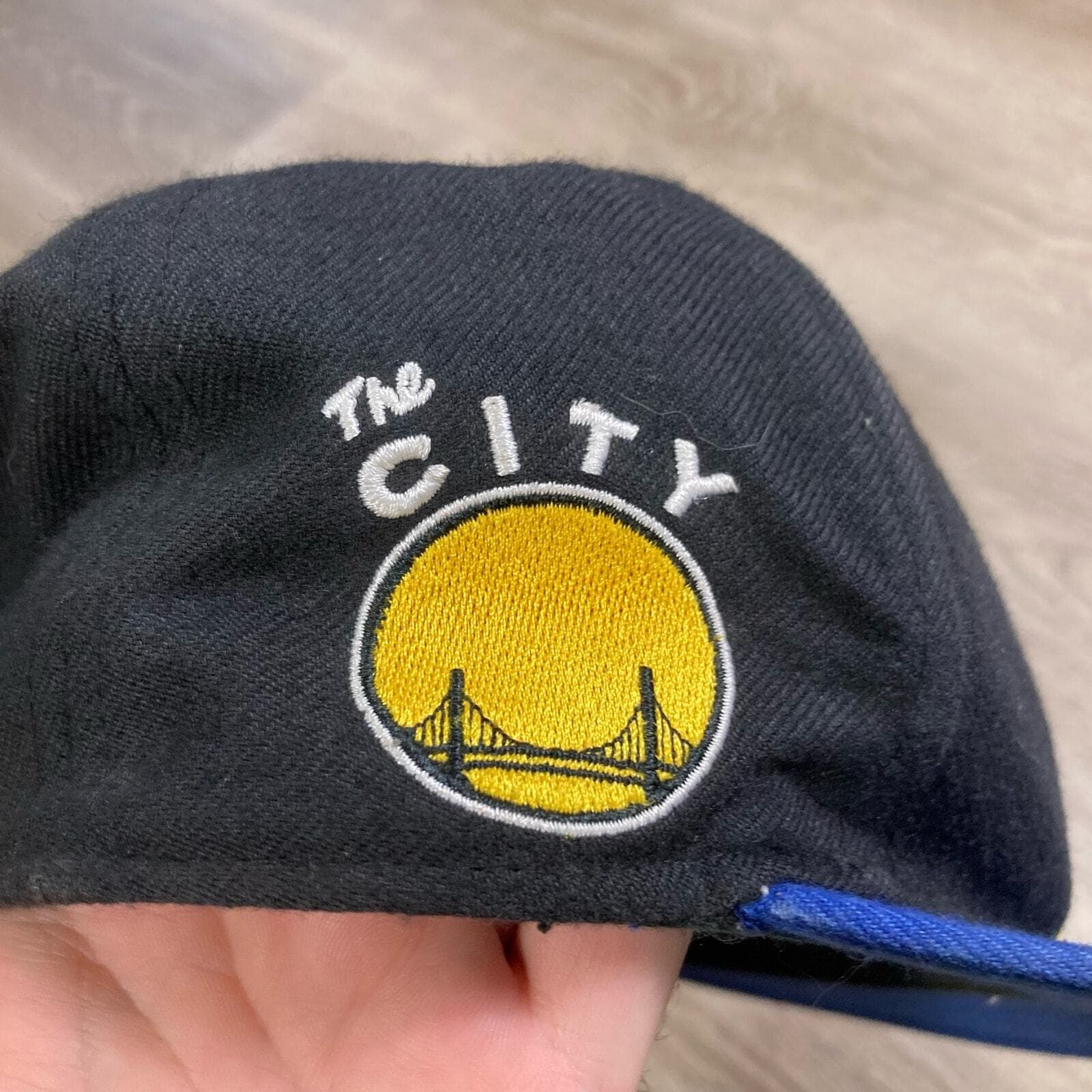 Golden State Warriors 47 Brand The City Logo Black Snapback Unisex NBA Hat - Thumbnail 2