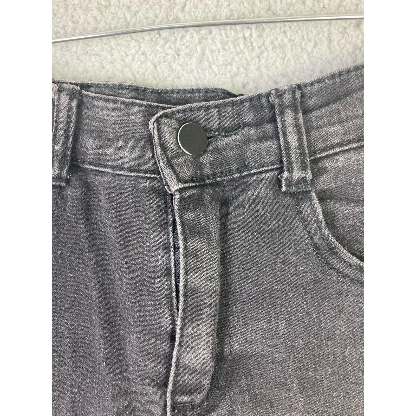 Women’s Black Slim Taper Stretch Denim Jeans Size 27 - Thumbnail 6