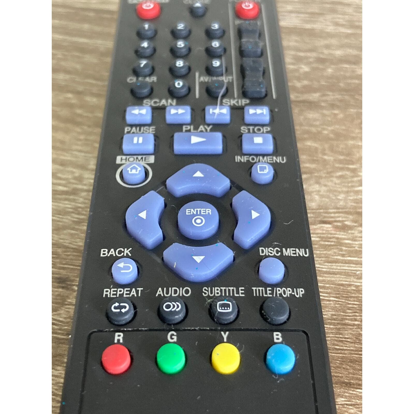 LG Remote Control for Blu-Ray Disc Player AKB73615801 - Thumbnail 5