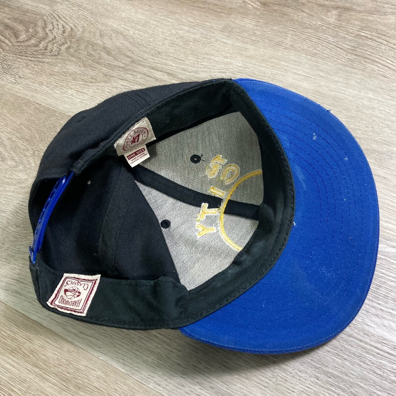 Golden State Warriors 47 Brand The City Logo Black Snapback Unisex NBA Hat - Thumbnail 6
